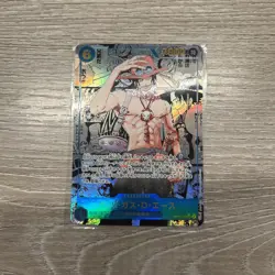 One Piece Card Portgas D. Ace SEC Manga OP13-119 Carrying On His Will JPN - Image 1