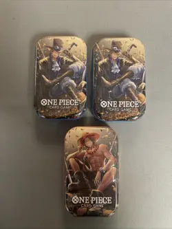 One Piece Tin Pack Set Vol 2 Set of 3 | TS-02 OP-13 | Factory Sealed | Bandai - Image 1