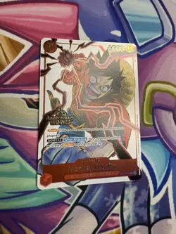 Monkey.D.Luffy - ST01-012 (3rd Anniversary Winner) ST01-012 One Piece Promotion - Image 1