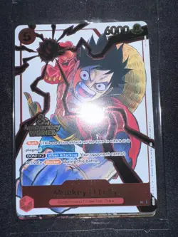 Monkey.D.Luffy - ST01-012 (3rd Anniversary Winner) ST01-012 One Piece Promotion - Image 2