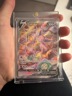 Pokemon Espeon V Full Art Ultra Rare Holo SWSH07 Evolving Skies 180/203 Card - Image 1