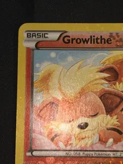 Growlithe RC4/RC25 Legendary Treasures: Radiant collection Uncommon Holo MP - Image 4