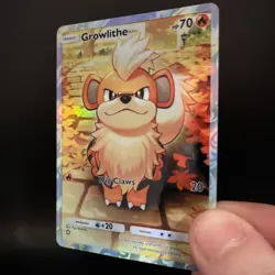 Growlithe - Holo Fan Card Pokemon TCG Pocket Art | Mega Rising - Image 4