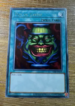 Yu-Gi-Oh- Pot of Greed LOB-EN119 Rare- NM - Image 1
