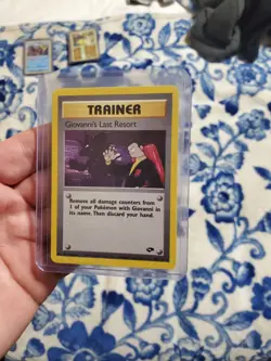 Giovanni's Last Resort - 105/132 - Pokemon Gym Challenge Unlimited Rare Card LP - Image 1