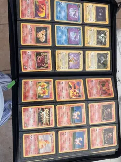 Vintage Pokemon WOTC Lot - Base Charizard Ancient Mew 25+ Holos 300+ Cards - Image 4