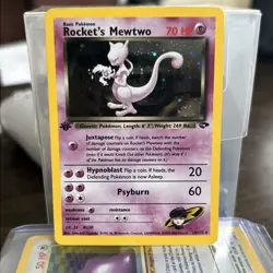 Pokemon TCG Rockets Mewtwo Gym Challenge Holo Card 14/132 1st Edition - Image 1