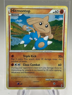 Hitmontop 8/95 Holo Rare Call of Legends Set Pokemon Card 2011 NM - Image 1