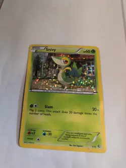 Pokemon TCG Snivy 1/12 Holo Rare McDonald's Promo Card - Image 1