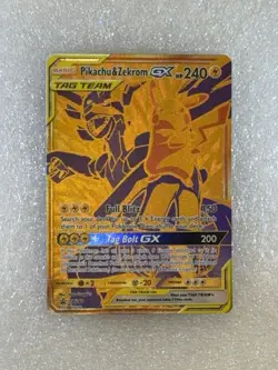 Pokemon TCG Pikachu & Zekrom GX SM248 Holo Promo Card - Image 1