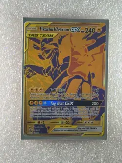 Pokemon TCG Pikachu & Zekrom GX SM248 Holo Promo Card - Image 3