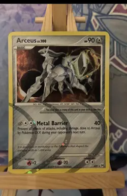 Pokemon TCG: Rare Arceus Lv100 Holo Card (Pokemon Arceus - AR9) NM+ - Image 1