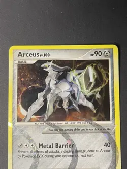 Pokemon - Arceus Lv. 100 AR9 Platinum Holo Rare - HP - Image 3