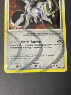 Pokemon - Arceus Lv. 100 AR9 Platinum Holo Rare - HP - Image 4