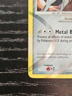 Pokemon TCG Arceus AR9 Holo Foil Rare Metal Type - Image 5
