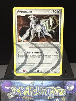 Pokemon Card Arceus AR9 Holo Rare Platinum Arceus Played - Image 1