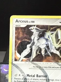 Pokemon Card Arceus AR9 Holo Rare Platinum Arceus Played - Image 3