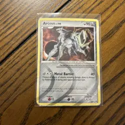 Pokemon TCG Arceus AR9 Holo Foil Rare Metal Type MP - Image 1
