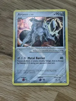 Arceus AR9 Arceus Holo Lv. 100 Platinum Rare Pokemon Cerd - Image 1