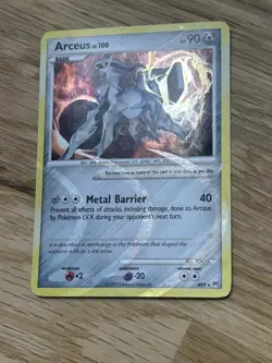 Arceus AR9 Arceus Holo Lv. 100 Platinum Rare Pokemon Cerd - Image 2