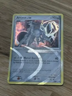 Arceus AR9 Arceus Holo Lv. 100 Platinum Rare Pokemon Cerd - Image 3