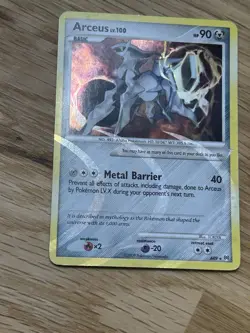 Arceus AR9 Arceus Holo Lv. 100 Platinum Rare Pokemon Cerd - Image 4
