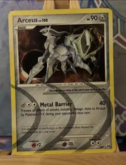Pokemon TCG: Rare Arceus Lv100 Holo Card (Pokemon Arceus - AR9) NM 2 - Image 1