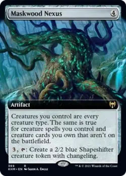 Maskwood Nexus (Extended Art) - Near Mint MTG Kaldheim - Image 1