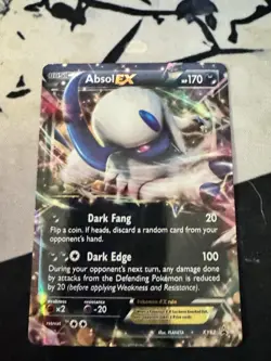 Absol EX XY62 Black Star Promo Holo Pokemon TCG Card Ultra Rare - Image 1