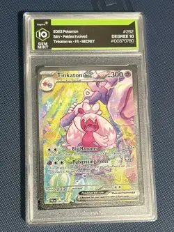 Degree Graded Gem Mint 10 Pokemon TCG: Tinkaton EX Paldea Evolved 262/193 *READ* - Image 3
