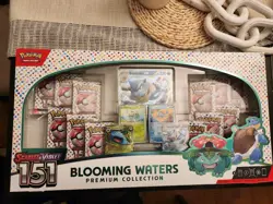 Pokemon TCG Scarlet & Violet 151 Blooming Waters Premium Collection NEW - Image 1