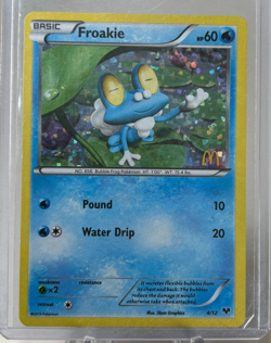 Pokemon TCG - Froakie - 4/12 - Mcdonalds 2013 Promo - Holo - LP - Image 1