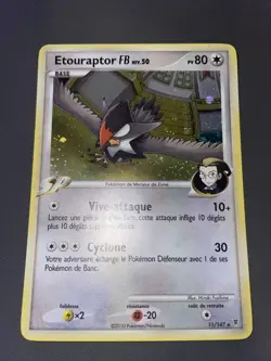 ETOURAPTOR HOLO - POKEMON 11/147 PLATINE VAINQUEURS SUPREMES EXCELLENT ETAT FR - Image 1
