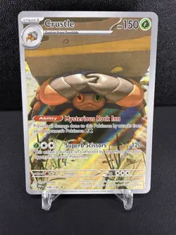 Pokemon SV10 Destined Rivals Crustle 186/182 Illustration Rare NM - Image 1