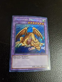 Yu-Gi-Oh! Thousand Dragon - 25th Anniversary Ed. Secret Rare (MRD-EN143) - Image 1