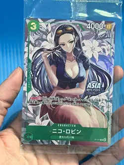 NICO ROBIN P-111 PROMO Mini-tin Set vol.2 One Piece Asia Exclusive Sealed w/tin - Image 2