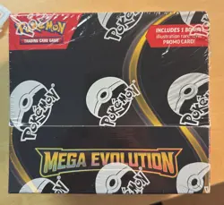 Pokemon TCG MEGA EVOLUTION Enhanced Booster Box, Sealed W/Promo - Image 1