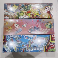Pokemon Center Japan Card Special Box Tohoku Hiroshima Fukuoka 3 Set Sealed - Image 3