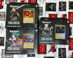 Magic The Gathering Final Fantasy Commander Deck (Set of 3) - Image 1
