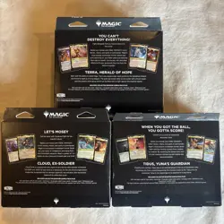 Magic The Gathering FINAL FANTASY Commander Deck Bundle(Set of 3 Decks) NEW - Image 2