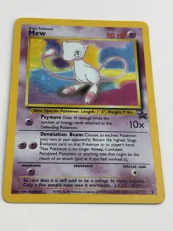 Mew 09/53 Wotc Black Star Promo Holo Rare Pokemon LP/MP *READ* - Image 5