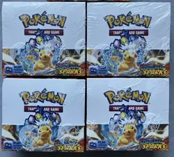 4x Pokemon Surging Sparks Booster Box (36 Packs) - New & Sealed - Image 1