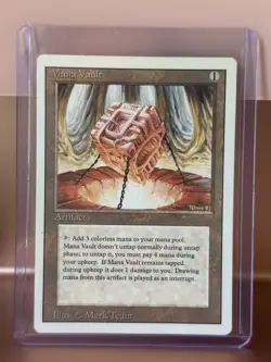 MTG, Mana Vault Revised Edition LIGHTLY PLAYED Regular - Image 1