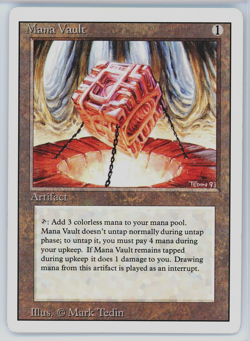Mana Vault - 3rd Edition (Revised) - Moderate Play!! - Image 1