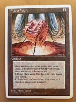 MTG Mana Vault Revised Edition - Magic the Gathering - Image 1