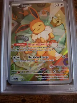 Pokemon TCG Prismatic Evolutions - SVP173 Eevee - Pokemon Center Stamped - PSA 9 - Image 3