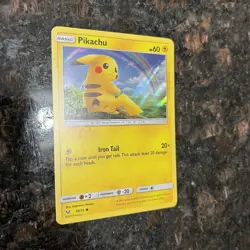 Pikachu 28/73 Water Web Holo S&M Shining Legends Promo Pokemon Trading Card | NM - Image 3