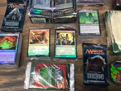 LARGE SEALED MTG LOT Packs Decks Promo Cards Some Vintage Older New Magic Cards - Image 3