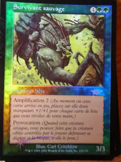 survivant sauvage legion foil magic the gathering Feral Throwback VF - Image 1