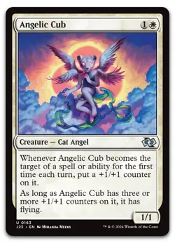 Angelic Cub #163 (NM) Foundations Jumpstart J25 Magic MTG - Image 1